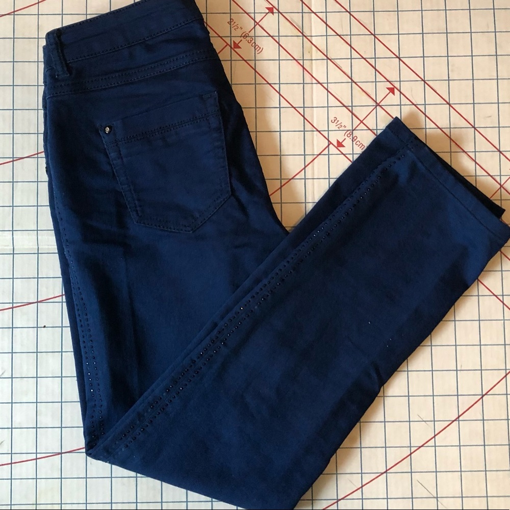 Crisca stretch cotton skinny pant